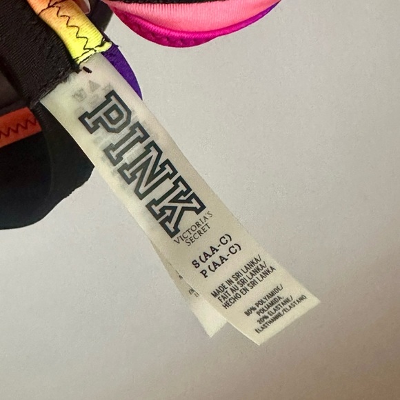 VS PINK Strappy Black Bikini Top (AA–C Cup) - Picture 3 of 3